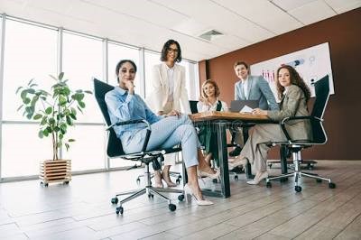 Tech Professionals Collaborating